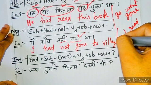Past perfect tense. Tense. Translation. Hindi to English . Full course ।टेंस आसान भाषा में। смотреть онлайн
