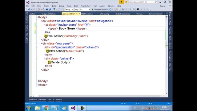 97 ASP NET MVC Course Bookstore real application Mobile Web Browser Creating Responsive Heade смотреть онлайн