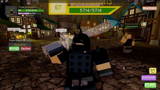 GIVING NOOBS OP GEAR! Roblox: Dungeon Quest смотреть онлайн