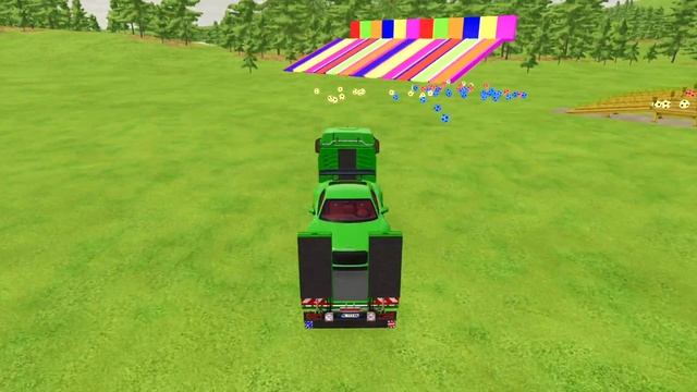 COLORED TRANSPORTING AUDI RS8, FS22, FARMING SIMULATOR 22 смотреть онлайн