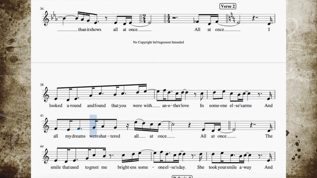 All At Once - Bb (Tenor/Soprano) Sax смотреть онлайн