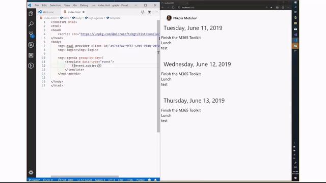 Community call demo - Using Microsoft Graph Toolkit controls in SharePoint Framework смотреть онлайн