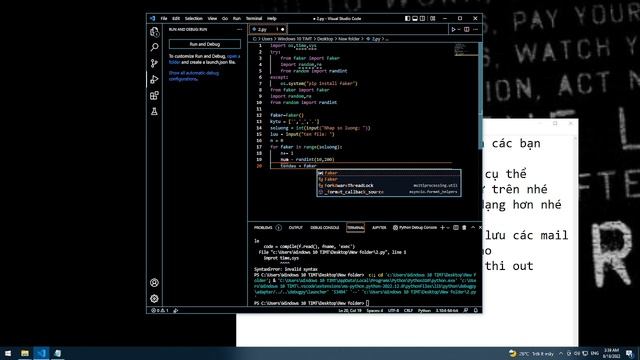 Python: Tạo random list gmail trắng để chạy tool, check acc, reg mail смотреть онлайн