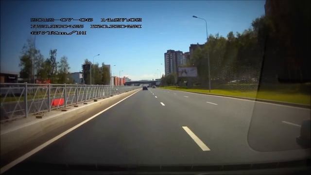 Приморское ш. - Яхтенная ул. "Выехал!".wmv смотреть онлайн
