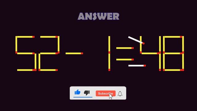 Matchstick Magic (2-digits) #150 | Can you solve the puzzle by moving one or two matchsticks? смотреть онлайн