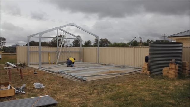 Timelapse Shed Construction