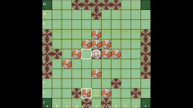 Copenhagen Hnefatafl 11x11 Nath vs Schachus 2014 смотреть онлайн