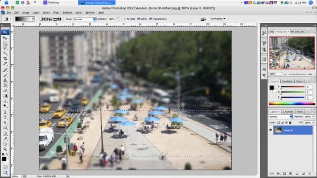 Tilt Shift Effect Tutorial HD (Photoshop Tutorial) смотреть онлайн