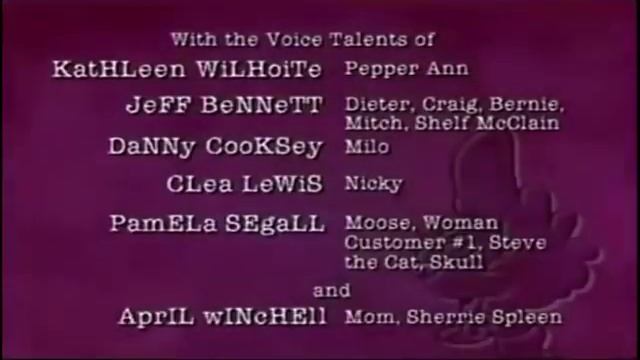 Cartoon Cartoon Weekend Credits