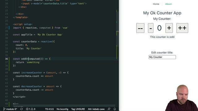 Vue 3 Composition API Tutorial #3 - Methods, Computed & Watch смотреть онлайн