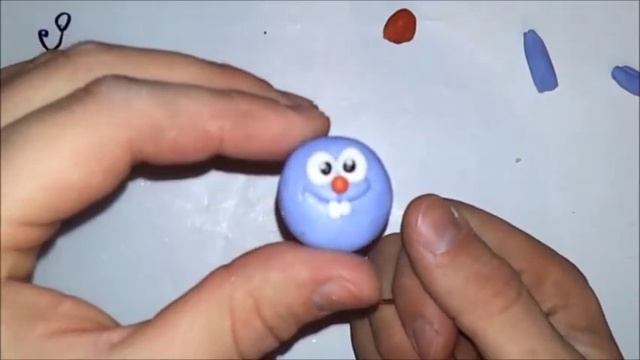 Как лепить Смешарика КРОША из пластилина смотреть онлайн