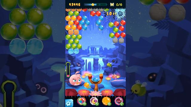 Angry Birds POP Bubble Shooter - Level 24. Gameplay Android смотреть онлайн