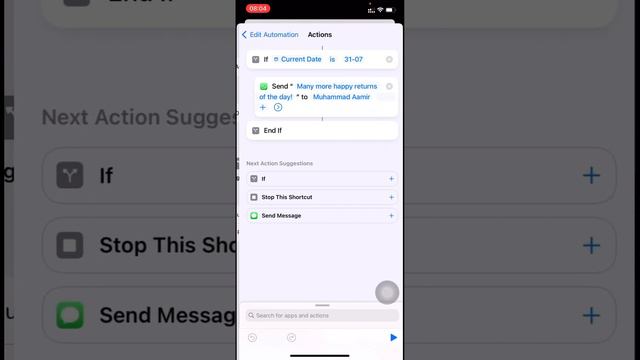 iOS Shortcuts: Automate WhatsApp message on yearly basis смотреть онлайн