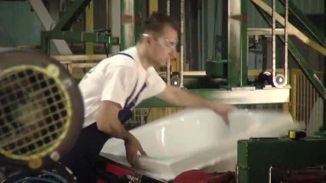 Фабрика Ifo (Швеция). Производство акриловых ванн смотреть онлайн