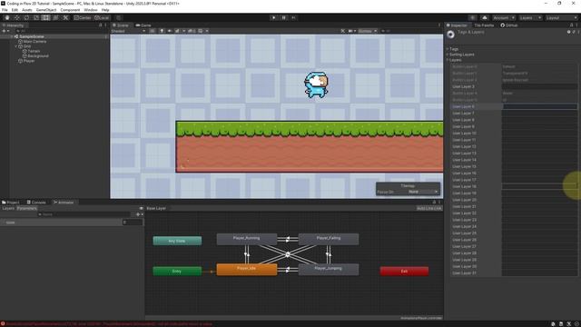 Grounding Check Using Boxcast | Build a 2D Platformer Game in Unity #6 смотреть онлайн