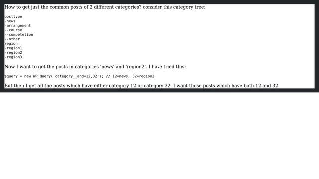 Wordpress: Get posts with multiple categories смотреть онлайн