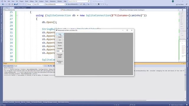 Windows Forms com .NET Core e C# :: Aula 18 :: Banco de Dados SQL Usando Sqlite - Parte 1 смотреть онлайн