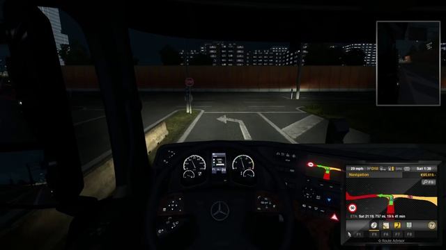 Euro Truck Simulator 2 E2 - New Mercedes Benz Truck And Going East