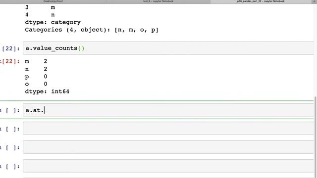 #36 Pandas: Categorical data: operators, missing values, StringIO in Python - 22 | Tutorial смотреть онлайн