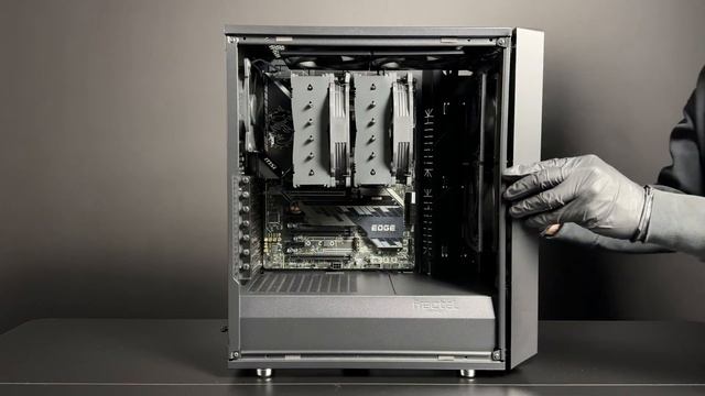 The No RGB Gaming Pc Build ( Fractal Meshify C ) - ASMR смотреть онлайн