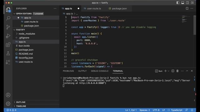Fastify with typescript смотреть онлайн