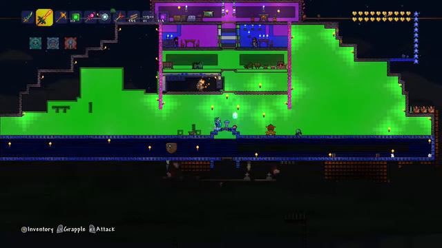 TERRARIA OUR TERRA UFO HOUSE смотреть онлайн