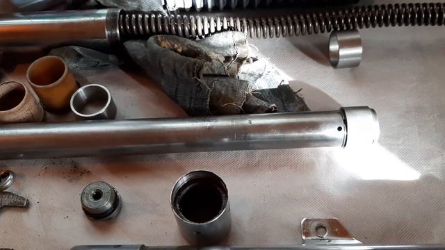 ATF в вилку мотоцикла ИЖ и гофры от мотоцикла JAWA на Планету и Юпитер. Часть 1. смотреть онлайн