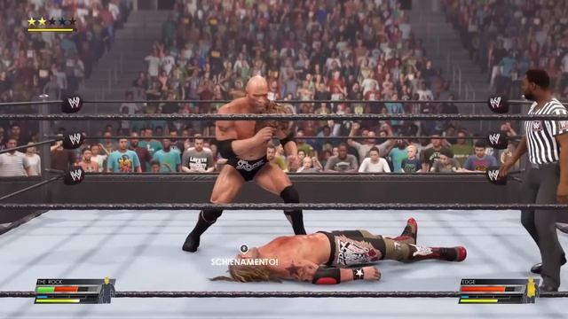 WWE 2K22 The Rock vs Edge Wrestlemania 21 Full Match смотреть онлайн