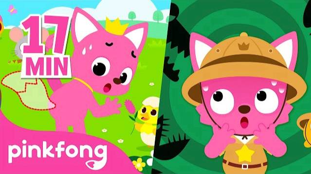 Find Pinkfong's Tail! + More | Animal Songs Compilation by Pinkfong Ninimo | Pinkfong for Kids смотреть онлайн