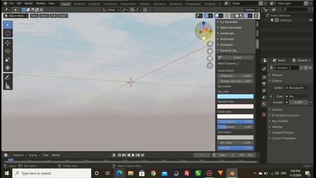How to Create Dynamic Sky in Eevee Blender 2.9 | Blender Tutorial смотреть онлайн