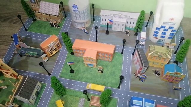 DIY MINIATURE 3D COMMUNITY | SCHOOL PROJECT | DIORAMA смотреть онлайн