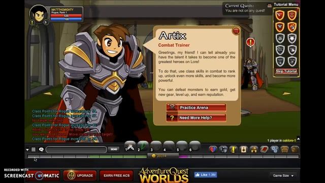 AQ Worlds Part One Oaklore Keep! смотреть онлайн