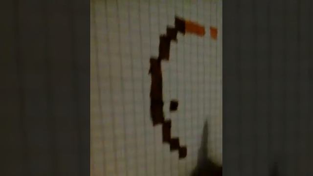 Рисунки по клеточкам печенье из майнкрафта. Моё творчество смотреть онлайн