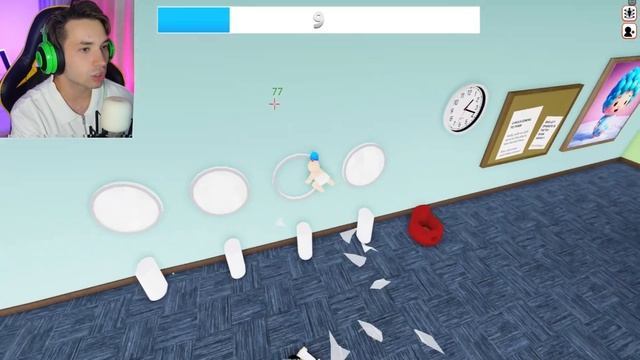 Я ПЛОХОЙ МАЛЫШ В РОБЛОКС ! ЛОМАЮ ГОРШКИ В ROBLOX смотреть онлайн