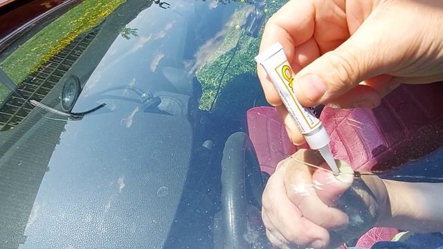 Можно ли избавиться от трещины на лобовом стекле суперклеем смотреть онлайн
