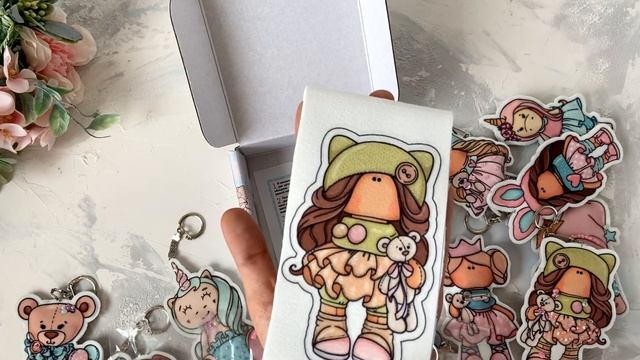 Набор для шитья брелоков MimiDo - текстильная подвеска, магнит Мимилюрик | Handmade Fabric Toy смотреть онлайн