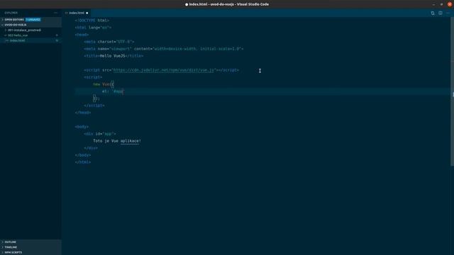 Úvod do VueJs - Hello Vue смотреть онлайн