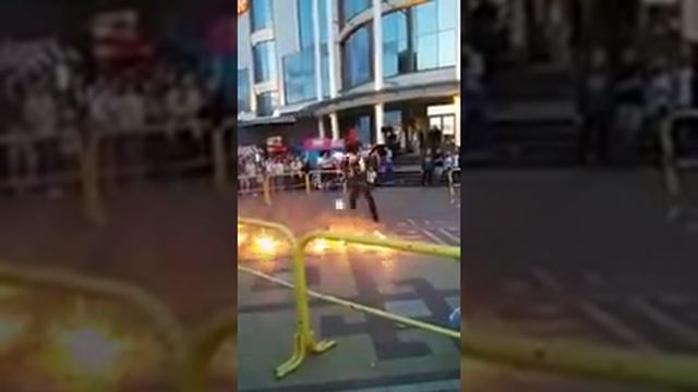Фаер-шоу 12 июня 2015г. Домаев Сергей. Саранск. Площадь Тысячелетия. смотреть онлайн