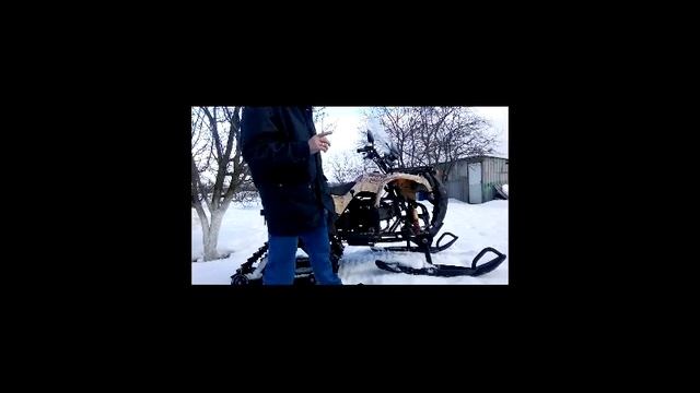 Квадроцикл снегоход Apache Track 180cc 2014 год