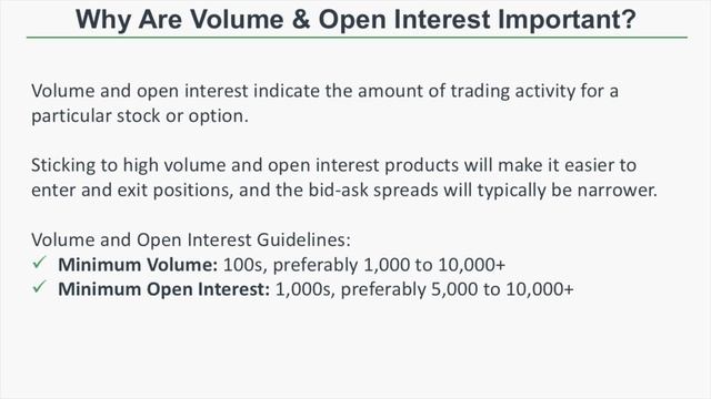 Option Volume & Open Interest | Options Trading For Beginners смотреть онлайн
