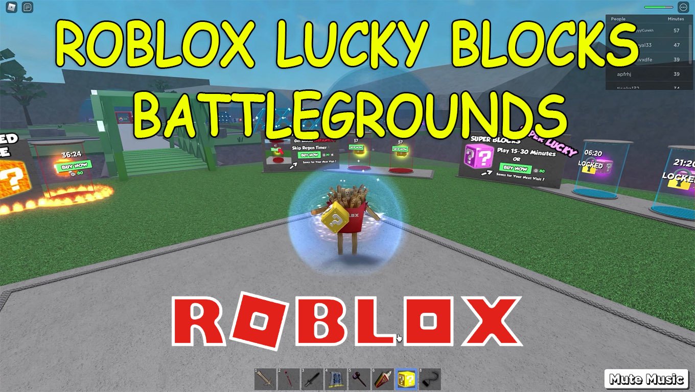 Роблокс Поля Сражений| Roblox Lucky Blocks Battlegrounds смотреть онлайн