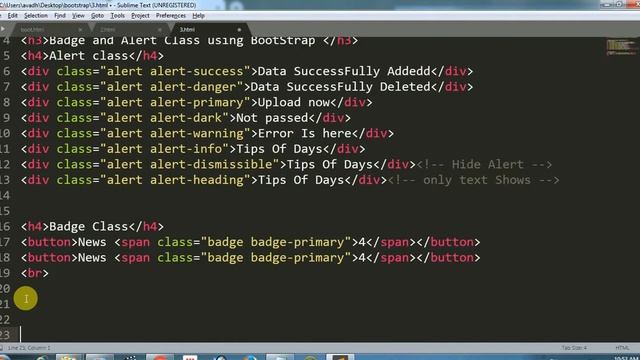 alert bootstrap 4 | badge bootstrap 4 | bootstrap 4 tutorial смотреть онлайн