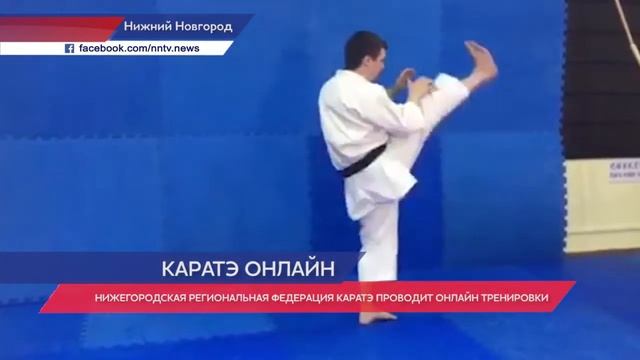 Нижегородские каратисты продолжают проводить онлайн тренировки смотреть онлайн