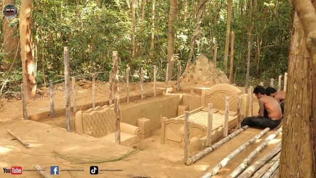 [ Full Video ] How To Build House Underground With Decoration Underground Bed Room And Living Room смотреть онлайн
