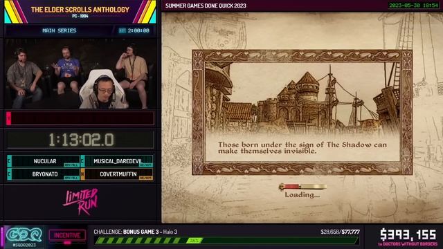 The Elder Scrolls Anthology by Chronos_R in 1:58:56 - Summer Games Done Quick 2023 смотреть онлайн