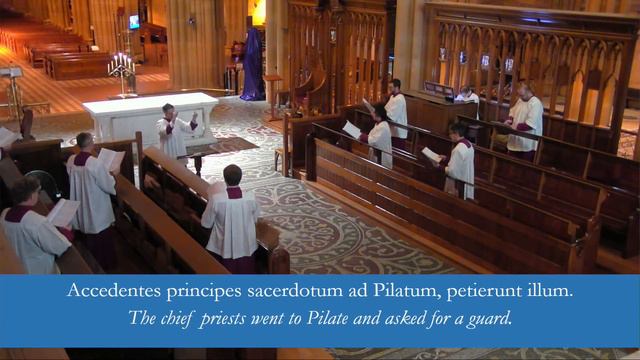 Holy Saturday - Tenebrae The Office of Readings at St Mary's Cathedral, Sydney - 11th April 2020 смотреть онлайн