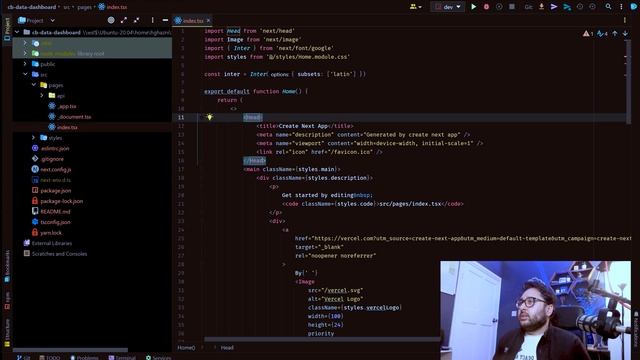 Build a React Data Dashboard App | NextJS, Typescript, MUI, ChartsJS - 1.Project Setup смотреть онлайн
