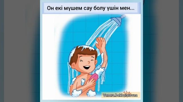 Сөйлеуді дамыту.Он екі мүшең сау болу үшін. Адамның дене мүшелері.Мад видео сабақ Мектепалды даярлы смотреть онлайн