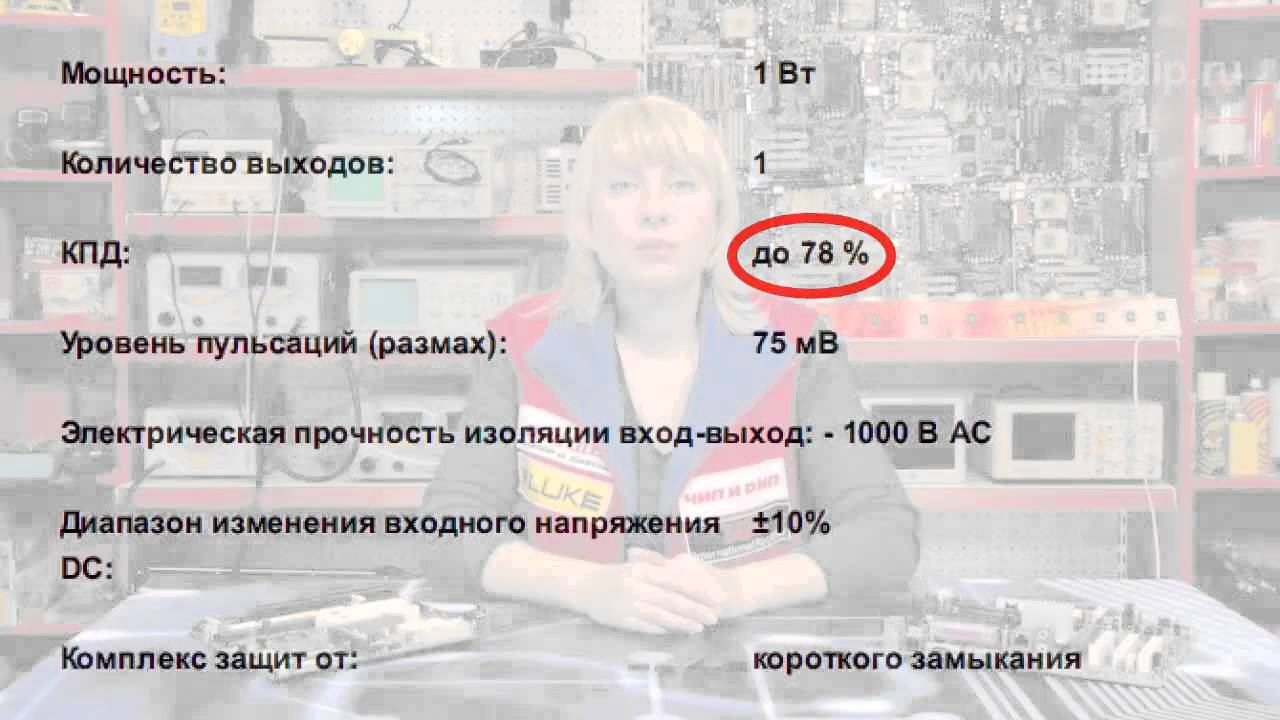 DCDC преобразователи серии P6CU-E  компании PEAK