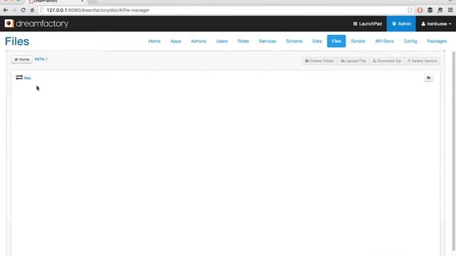 DreamFactory Admin Console: How to Use the Files Tab смотреть онлайн